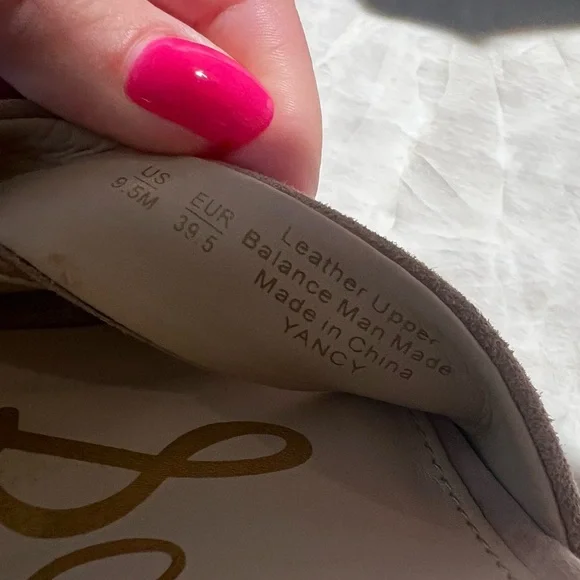 Sam Edelman Yancy Ankle Strap Sandal Block Heel In Oatmeal Tan Womens 9.5 - Picture 7 of 7